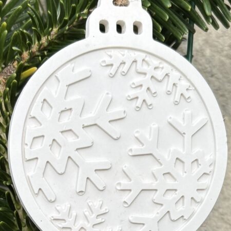 Boule de noël neige